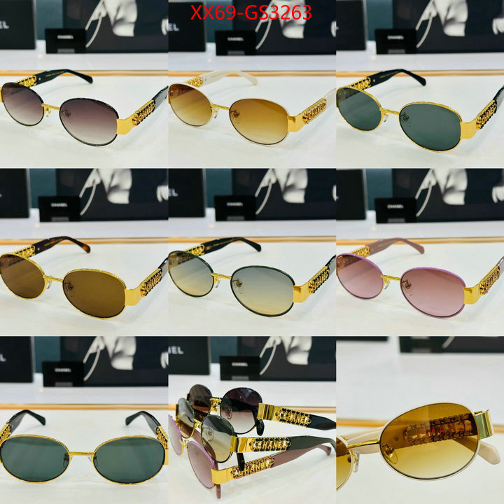 Glasses-Chanel aaaaa+ quality replica ID: GS3263 $: 69USD