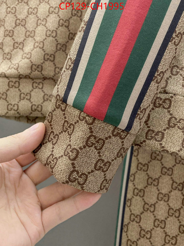 Clothing-Gucci high quality designer ID: CH1995 $: 129USD