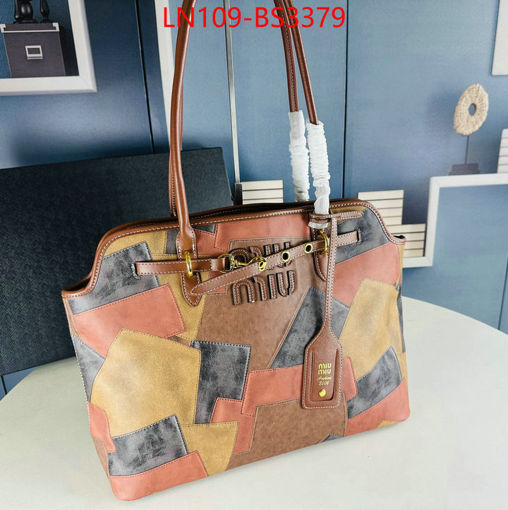 Miu Miu Bags(4A)-Handbag- buy the best high quality replica ID: BS3379 $: 109USD,