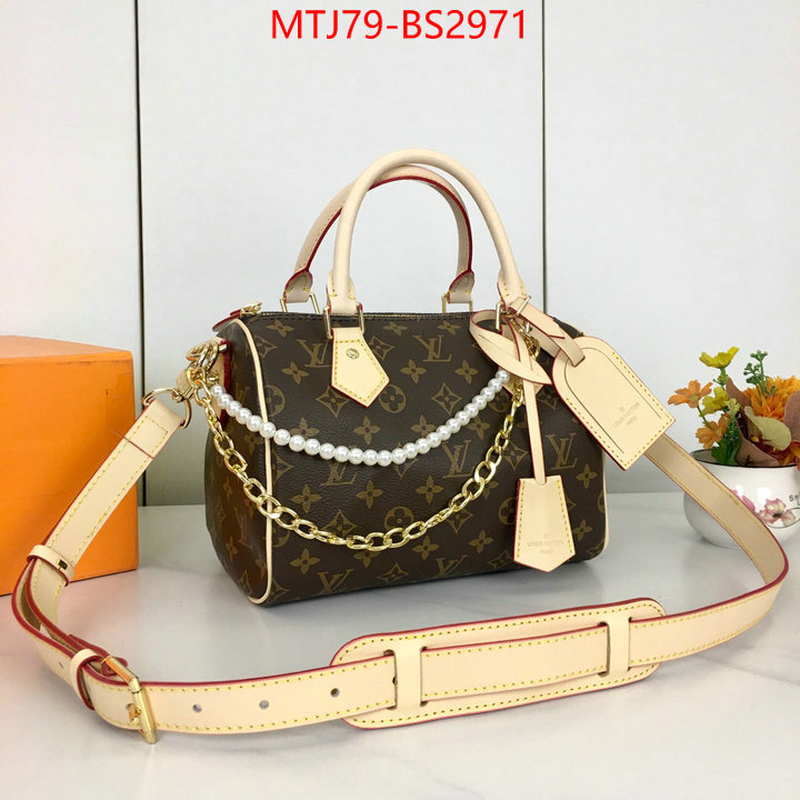 LV Bags(4A)-Speedy- top perfect fake ID: BS2971 $: 79USD,