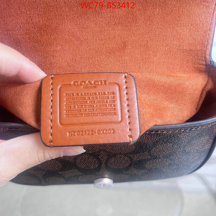 Coach Bags(4A)-Crossbody- high quality 1:1 replica ID: BS3412 $: 79USD,