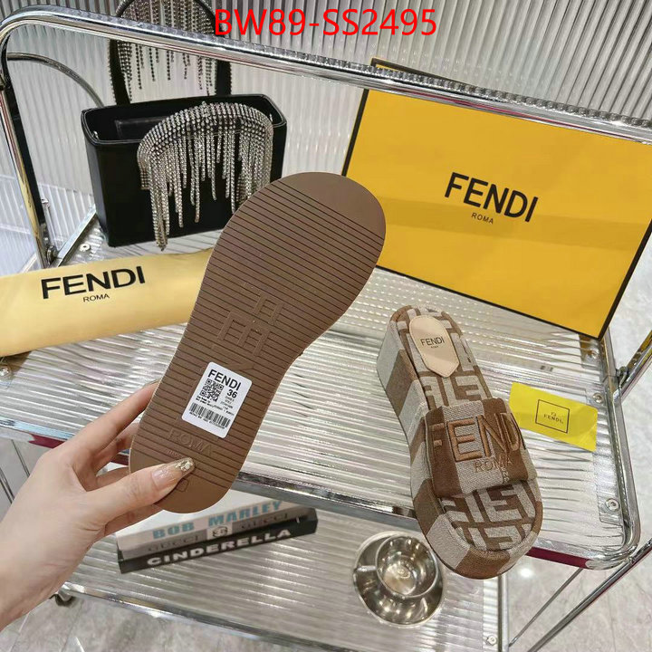 Women Shoes-Fendi quality aaaaa replica ID: SS2495 $: 89USD