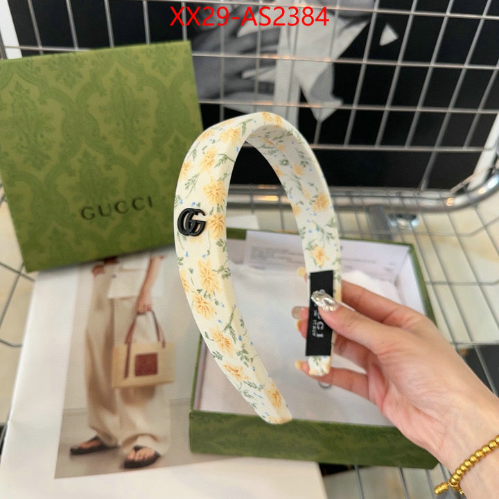 Hair band-Gucci luxury fake ID: AS2384 $: 29USD