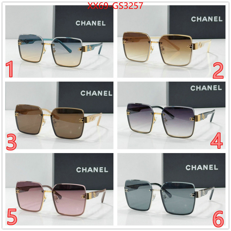 Glasses-Chanel designer replica ID: GS3257 $: 69USD