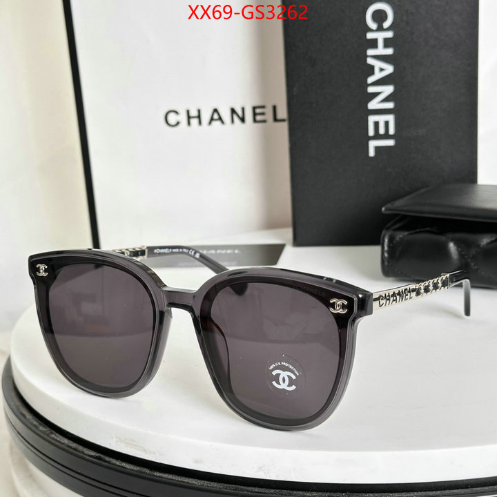 Glasses-Chanel top 1:1 replica ID: GS3262 $: 69USD