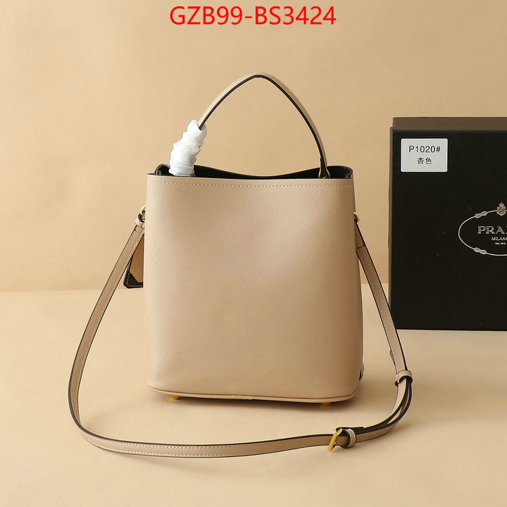 Prada Bags(4A)-bucket bag high quality happy copy ID: BS3424 $: 99USD,