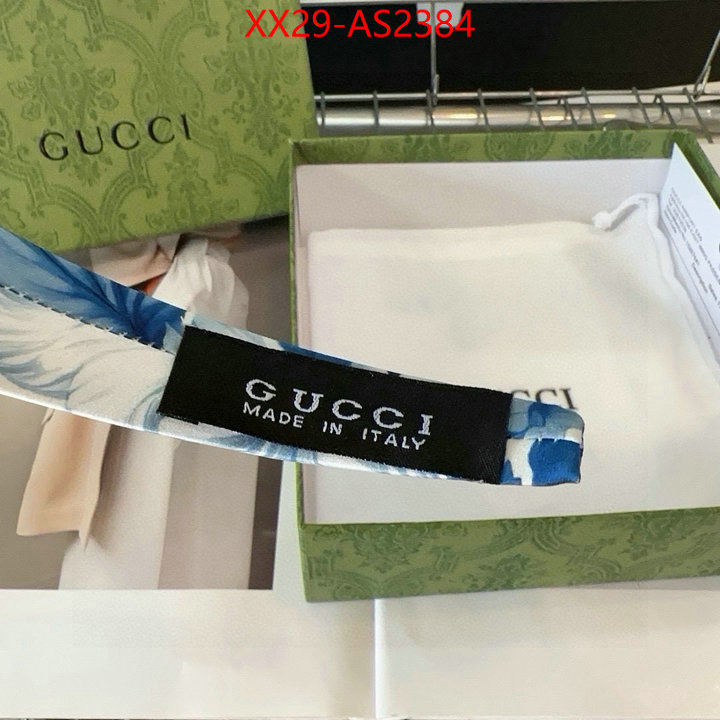 Hair band-Gucci luxury fake ID: AS2384 $: 29USD