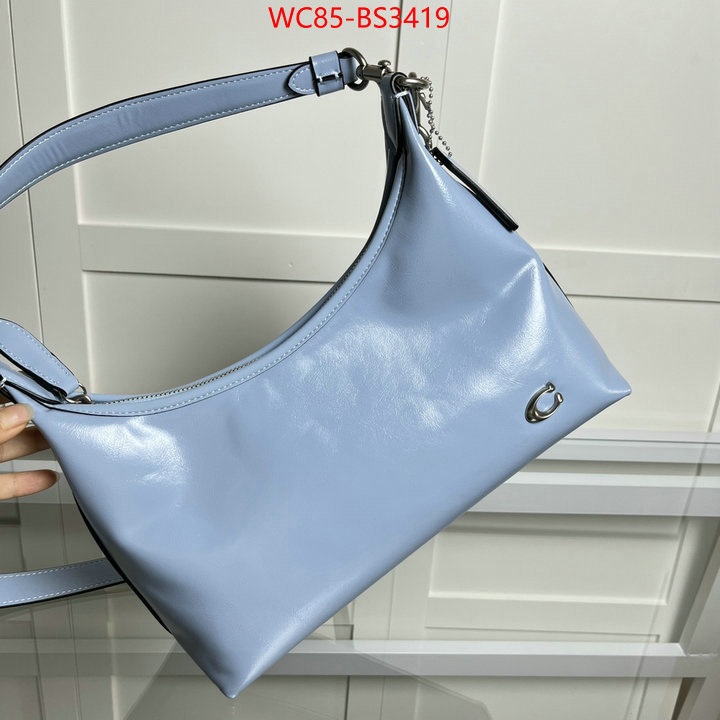 Coach Bags(4A)-Crossbody- top brands like ID: BS3419 $: 85USD,