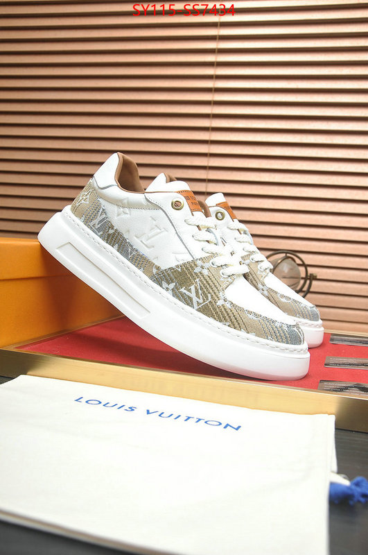 Men Shoes-LV 2024 aaaaa replica 1st copy ID: SS7434 $: 115USD