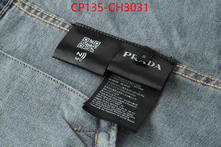Clothing-Prada best replica 1:1 ID: CH3031 $: 135USD