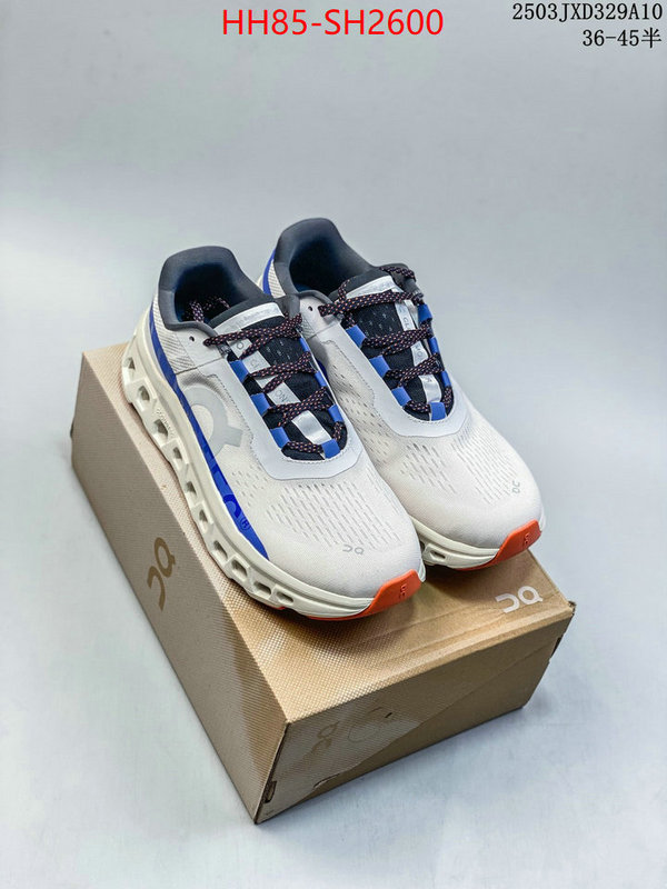 Men Shoes-On Running Cloudsurfer designer wholesale replica ID: SH2600 $: 85USD