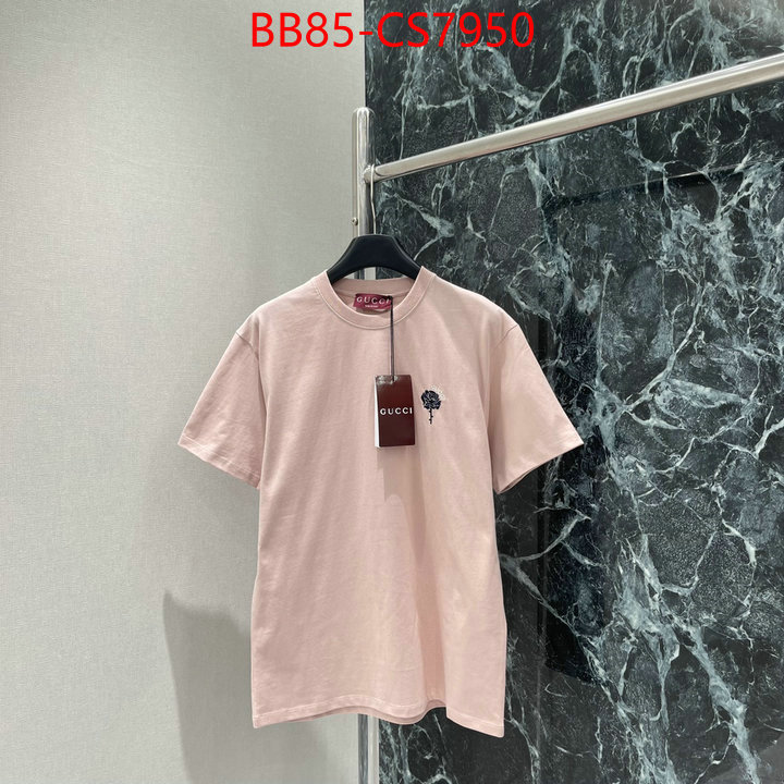 Clothing-Gucci fashion replica ID: CS7950 $: 85USD
