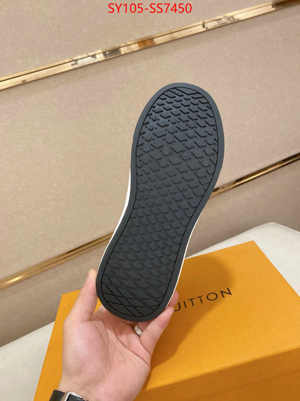Men Shoes-LV aaaaa+ quality replica ID: SS7450 $: 105USD