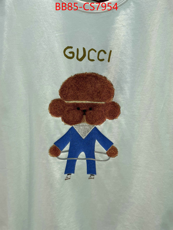 Clothing-Gucci top 1:1 replica ID: CS7954 $: 85USD