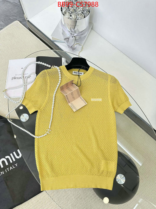 Clothing-MIU MIU copy ID: CS7988 $: 99USD