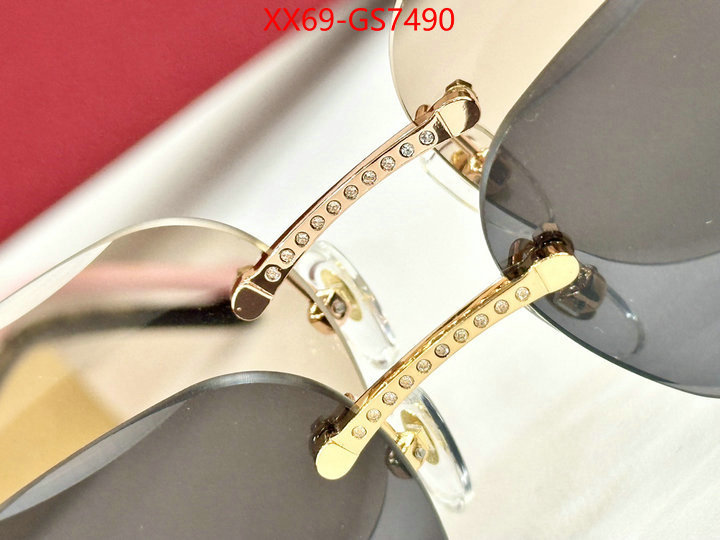 Glasses-Cartier top fake designer ID: GS7490 $: 69USD