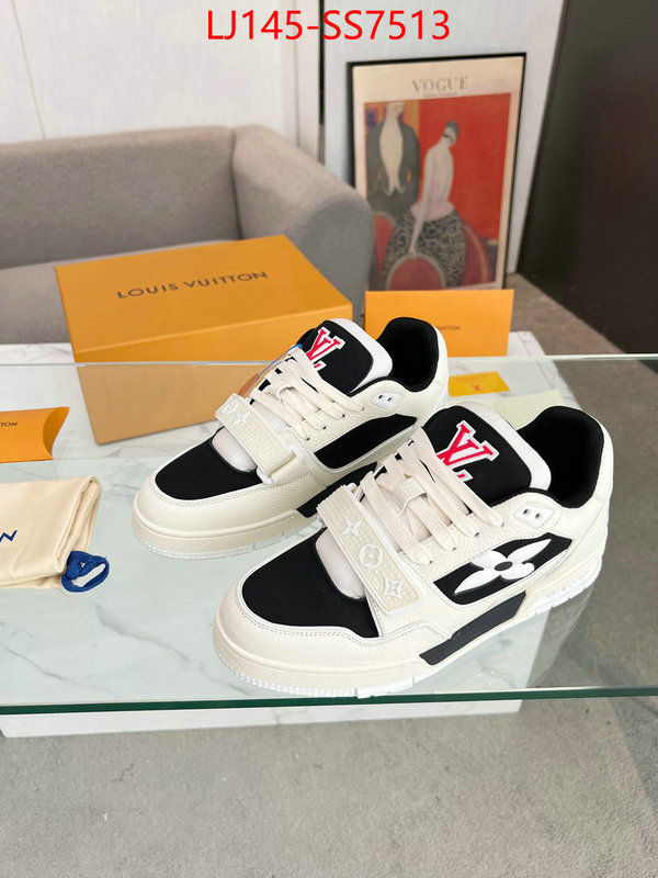 Men Shoes-LV luxury fashion replica designers ID: SS7513 $: 145USD