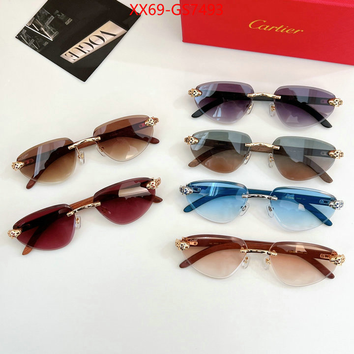 Glasses-Cartier top quality replica ID: GS7493 $: 69USD