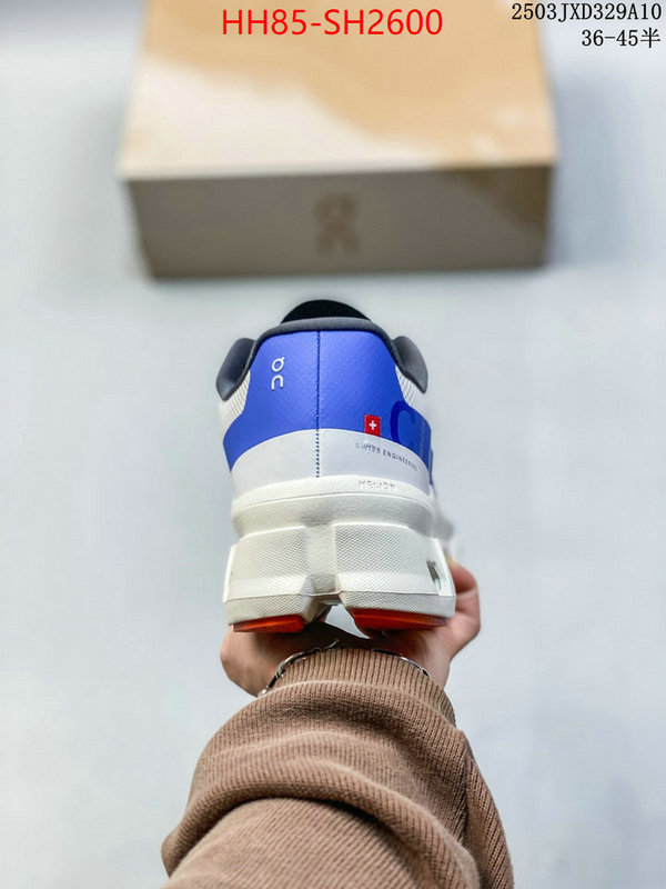 Men Shoes-On Running Cloudsurfer designer wholesale replica ID: SH2600 $: 85USD