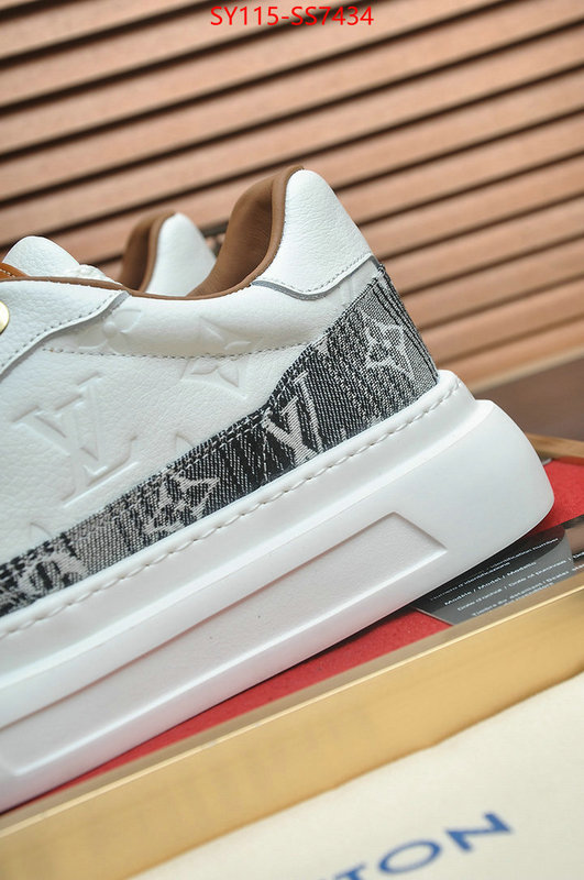 Men Shoes-LV 2024 aaaaa replica 1st copy ID: SS7434 $: 115USD