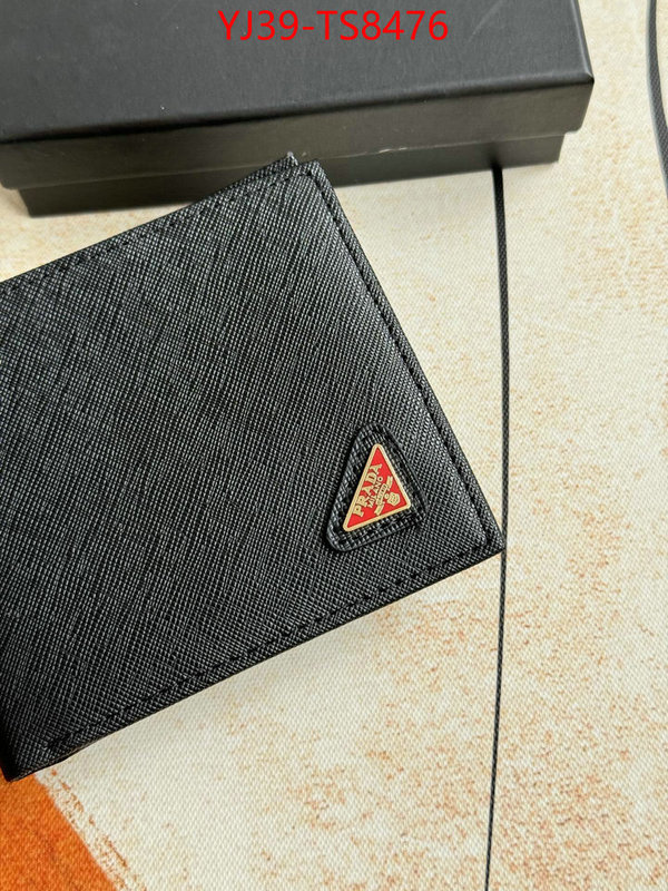 Prada Bags(4A)-Wallet found replica ID: TS8476 $: 39USD,