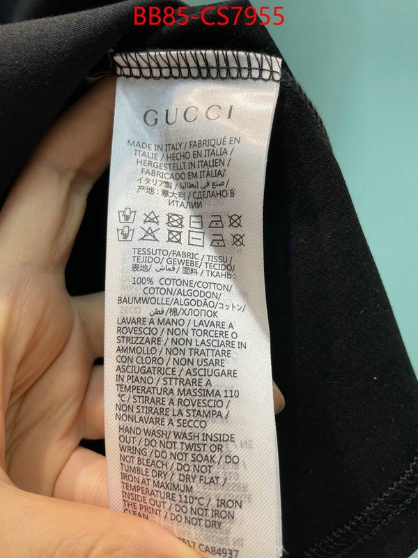 Clothing-Gucci best like ID: CS7955 $: 85USD