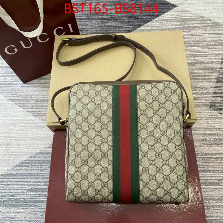 Gucci Bags(TOP)-Crossbody- where to buy high quality ID: BS8144 $: 165USD,