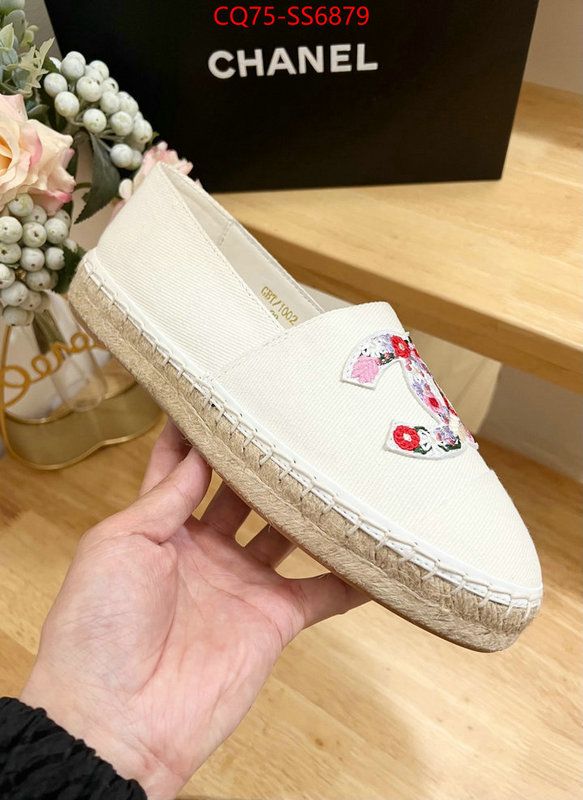 Women Shoes-Chanel wholesale imitation designer replicas ID: SS6879 $: 75USD