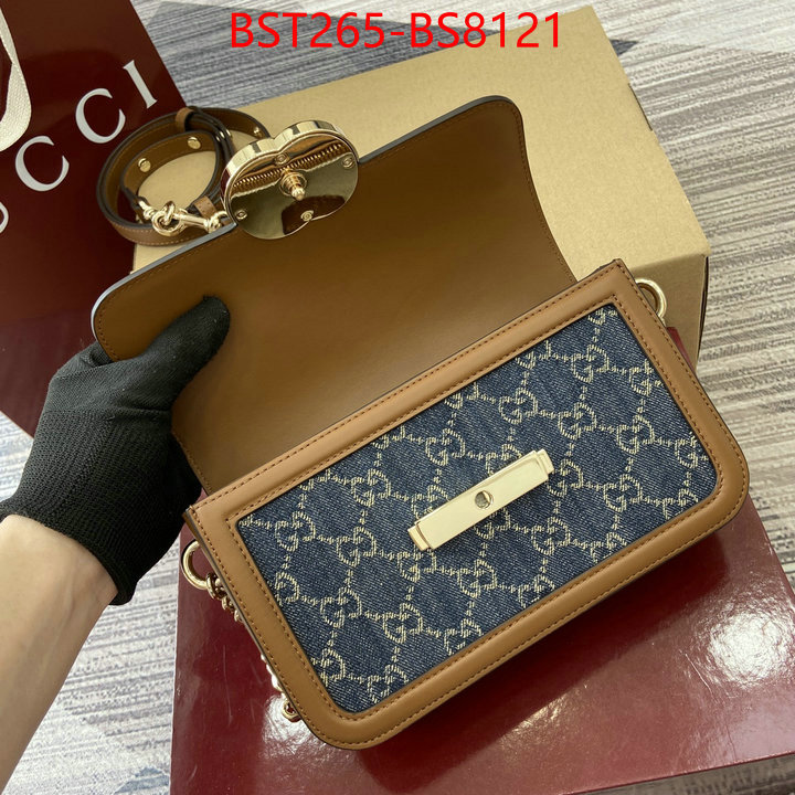 Gucci Bags(TOP)-Crossbody- top perfect fake ID: BS8121 $: 265USD,