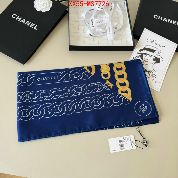 Scarf-Chanel what's the best to buy replica ID: MS7726 $: 55USD