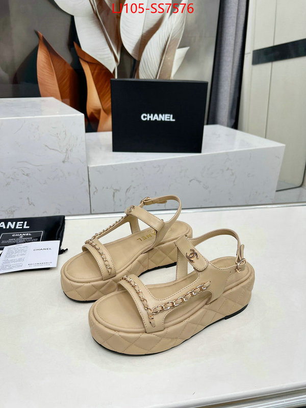 Women Shoes-Chanel we provide top cheap aaaaa ID: SS7576 $: 105USD