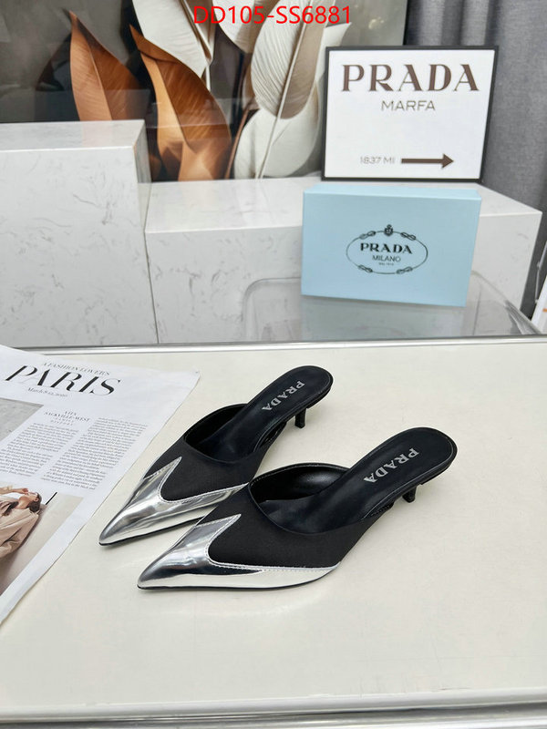 Women Shoes-Prada where can you buy a replica ID: SS6881 $: 105USD