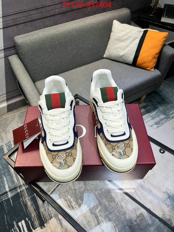 Men Shoes-Gucci what's the best to buy replica ID: SS7404 $: 129USD
