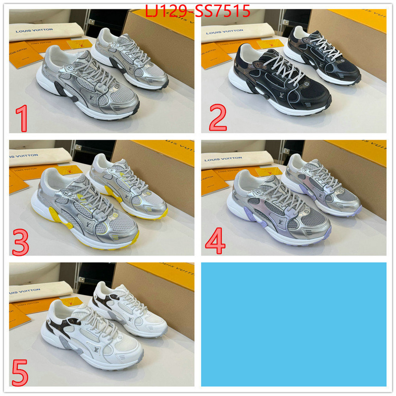 Men Shoes-LV high quality replica ID: SS7515 $: 129USD