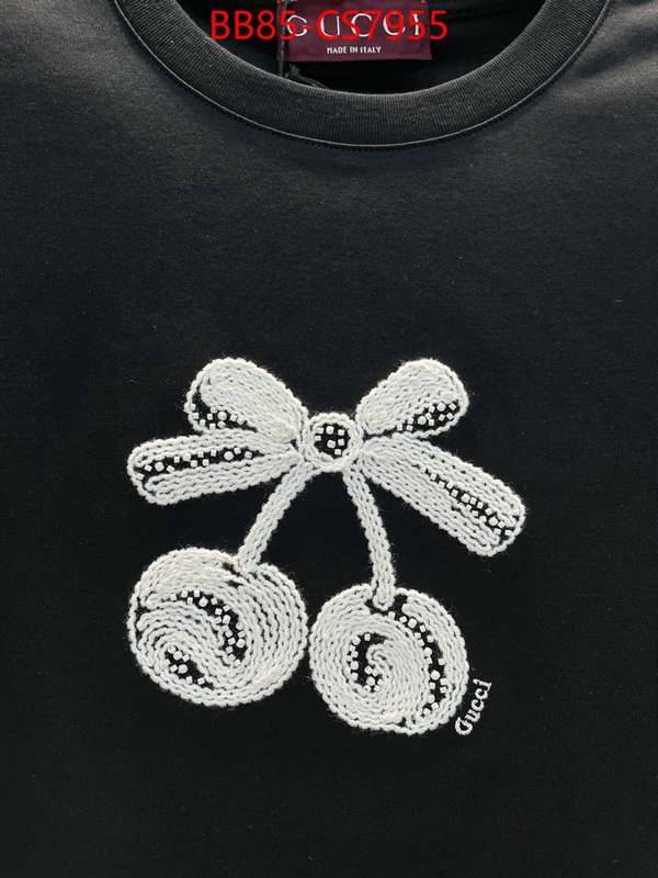 Clothing-Gucci best like ID: CS7955 $: 85USD