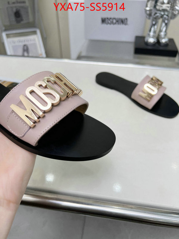 Women Shoes-MOSCHINO designer high replica ID: SS5914 $: 75USD