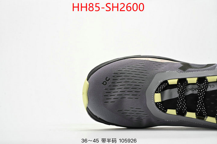 Men Shoes-On Running Cloudsurfer designer wholesale replica ID: SH2600 $: 85USD