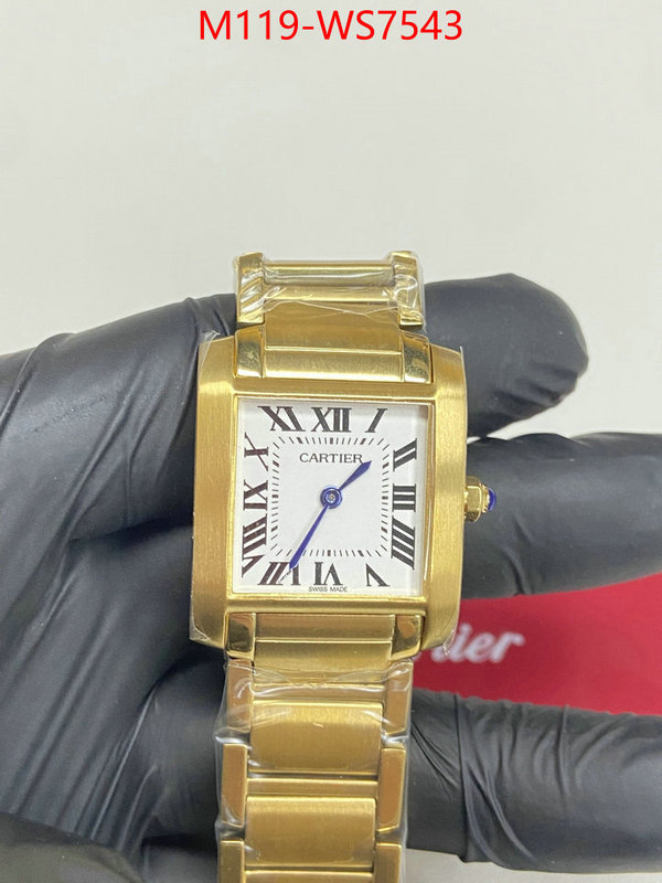 Watch(4A)-Cartier highest quality replica ID: WS7543 $: 119USD