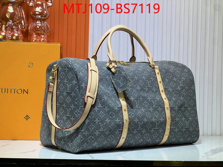 LV Bags(4A)-Keepall BandouliRe 45-50- first top ID: BS7119 $: 109USD,