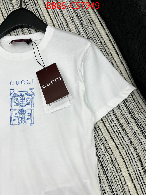 Clothing-Gucci at cheap price ID: CS7949 $: 85USD