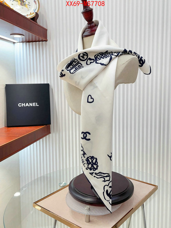 Scarf-Chanel what's the best place to buy replica ID: MS7708 $: 69USD