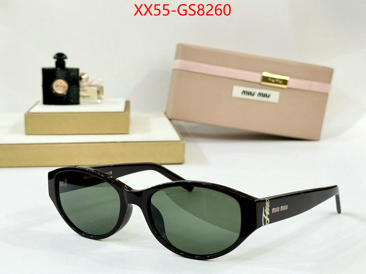 Glasses-Miu Miu where to buy fakes ID: GS8260 $: 55USD