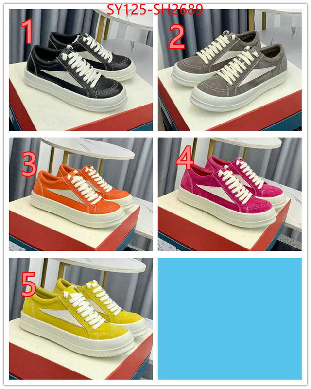 Women Shoes-RICK OWENS best designer replica ID: SH2689 $: 125USD