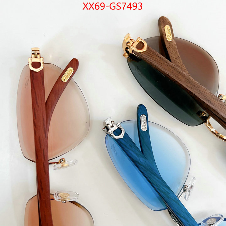 Glasses-Cartier top quality replica ID: GS7493 $: 69USD