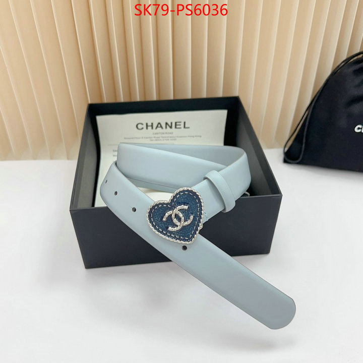 Belts-Chanel aaaaa+ replica designer ID: PS6036 $: 79USD