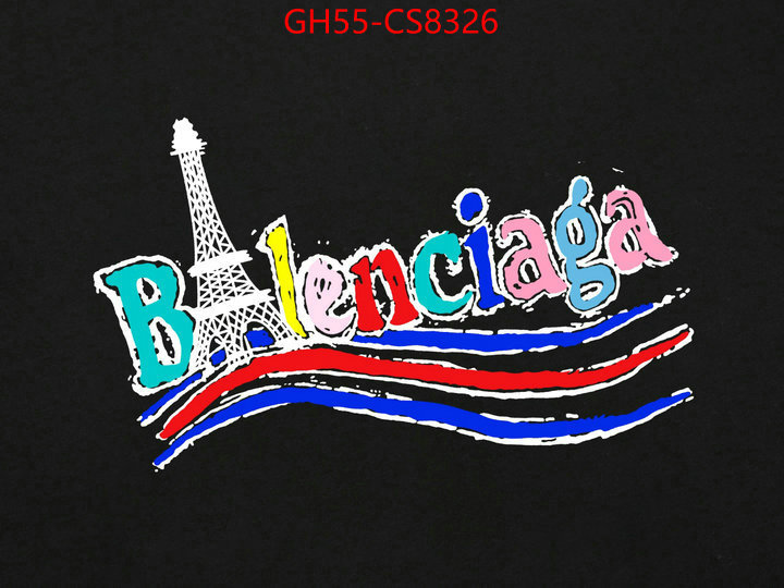Clothing-Balenciaga wholesale replica shop ID: CS8326 $: 55USD