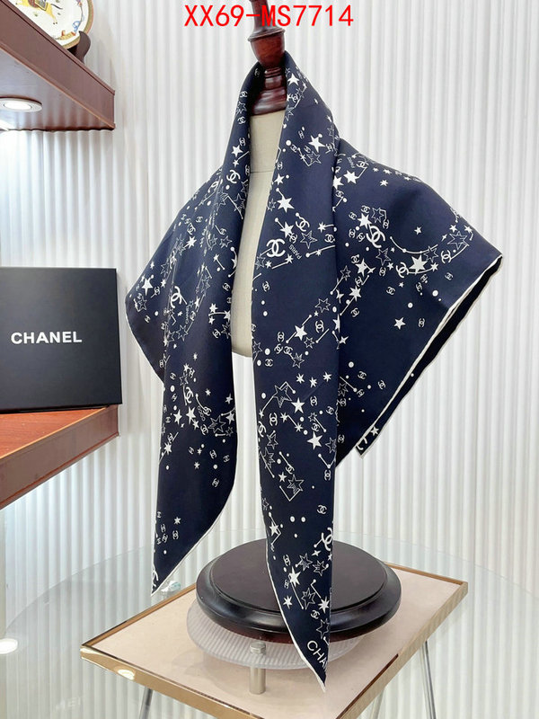 Scarf-Chanel shop ID: MS7714 $: 69USD