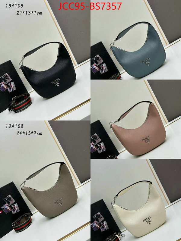 Prada Bags(4A)-Handbag- outlet sale store ID: BS7357 $: 95USD,