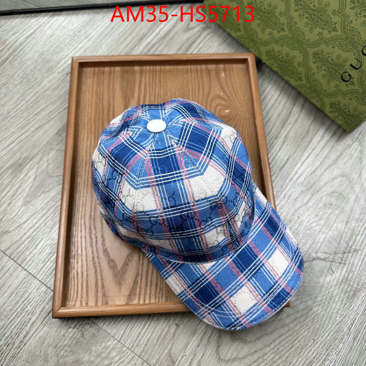 Cap(Hat)-Gucci quality aaaaa replica ID: HS5713 $: 35USD