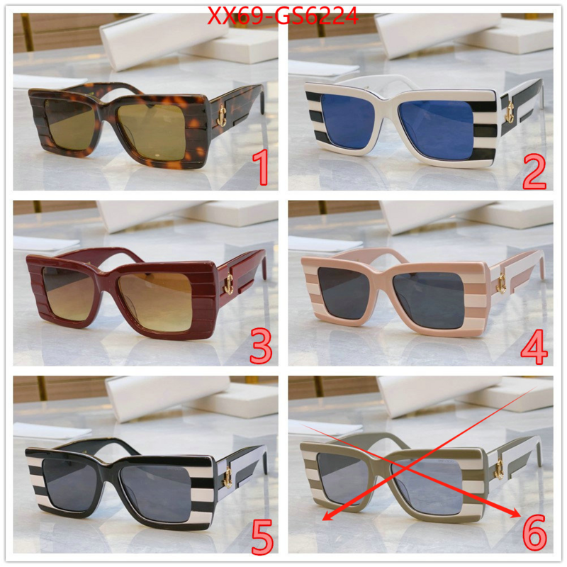 Glasses-Jimmy Choo replicas ID: GS6224 $: 69USD